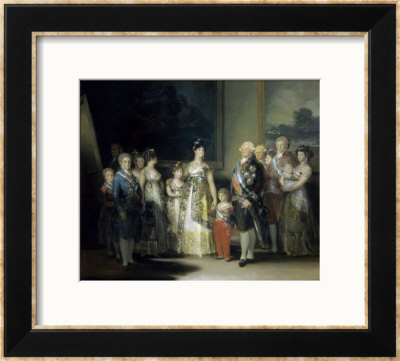 Charles Iv And His Family by Francisco De Goya Pricing Limited Edition Print image