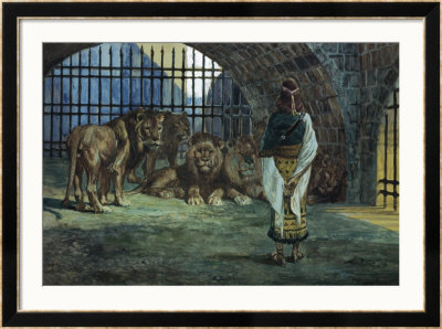 Daniel In The Lions Den by James Tissot Pricing Limited Edition Print image