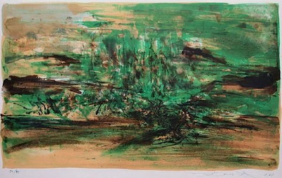 Composition 156 by Zao Wou-Ki Pricing Limited Edition Print image