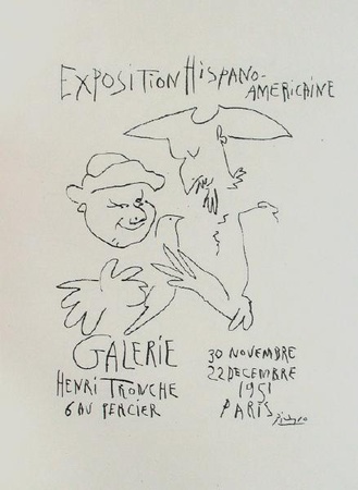 Af 1951 - Exposition Hispano-Americaine Ii by Pablo Picasso Pricing Limited Edition Print image
