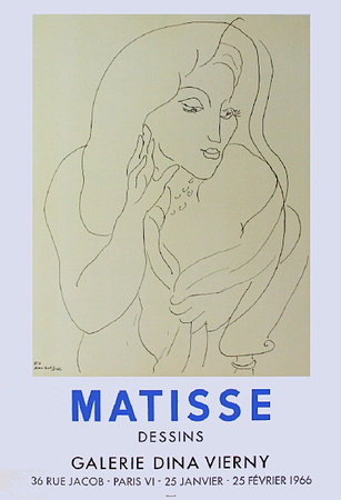 Expo Galerie Dina Vierny by Henri Matisse Pricing Limited Edition Print image