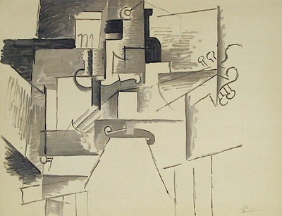 Papiers Colles 04 by Pablo Picasso Pricing Limited Edition Print image