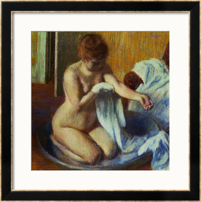Woman In A Bathtub, 1885 by Edgar Degas Pricing Limited Edition Print image