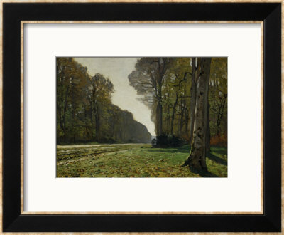 The Chailly Highway (La Pave De Chailly, Foret De Fontainebleau), 1865 by Claude Monet Pricing Limited Edition Print image