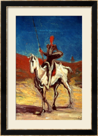 Don Quixote And Sancho Panza, Circa 1865-1870 by Honore Daumier Pricing Limited Edition Print image