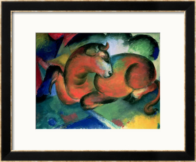 The Red Bull, 1912 by Franz Marc Pricing Limited Edition Print image