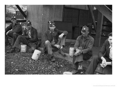 Kentucky Coal Miners, Jenkins, Kentucky, C.1935 by Ben Shahn Pricing Limited Edition Print image