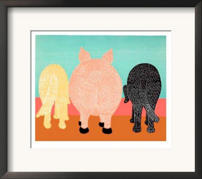 We Eat Like Pigs by Stephen Huneck Pricing Limited Edition Print image