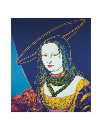 Portrait Of A Young Woman (After Cranach), C.1985 by Andy Warhol Pricing Limited Edition Print image