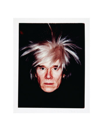 Self-Portrait In Fright Wig, C.1986 by Andy Warhol Pricing Limited Edition Print image