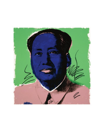 Mao, C.1972 (Blue) by Andy Warhol Pricing Limited Edition Print image
