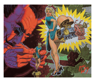 The Girl With The Faberge Ass by Robert Williams Pricing Limited Edition Print image