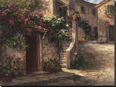 Magliano Courtyard by Art Fronckowiak Pricing Limited Edition Print image