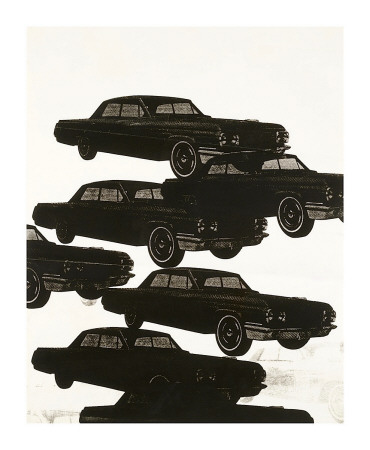 Cars, C.1962 (Black) by Andy Warhol Pricing Limited Edition Print image
