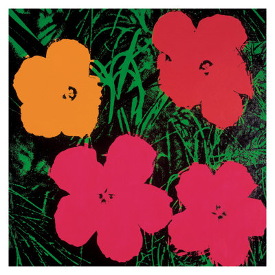 Flowers, C.1964 (Red, Yellow, Pink) by Andy Warhol Pricing Limited Edition Print image