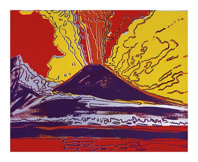 Mount Vesuvius, C.1985 by Andy Warhol Pricing Limited Edition Print image