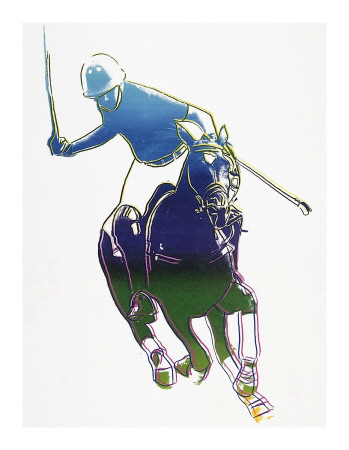 Polo Player, C.1985 by Andy Warhol Pricing Limited Edition Print image