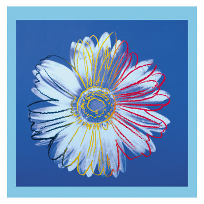 Daisy, C.1982 (Blue On Blue) by Andy Warhol Pricing Limited Edition Print image
