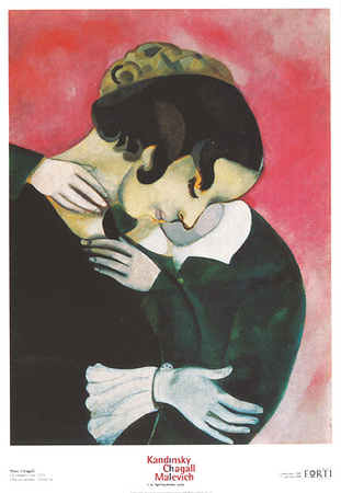 Liebende In Rosa by Marc Chagall Pricing Limited Edition Print image