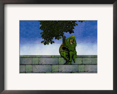 The Green Jester by Maxfield Parrish Pricing Limited Edition Print image