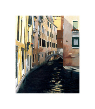 Narrow Canal In Venice by Helen Vaughn Pricing Limited Edition Print image