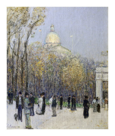 Boston Commons by Childe Hassam Pricing Limited Edition Print image