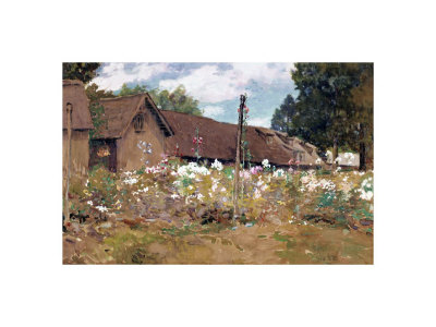 English Garden by Childe Hassam Pricing Limited Edition Print image