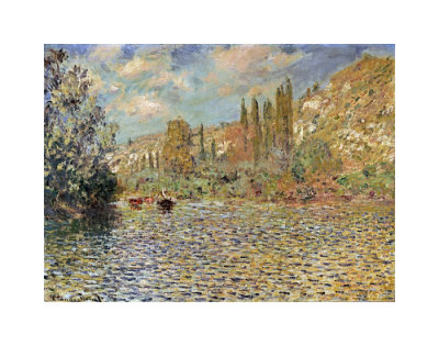The Seine At Vetheuil by Claude Monet Pricing Limited Edition Print image