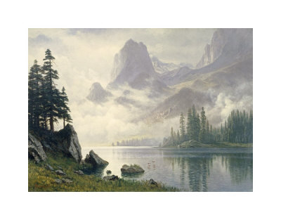 Mountain Out Of The Mist by Albert Bierstadt Pricing Limited Edition Print image