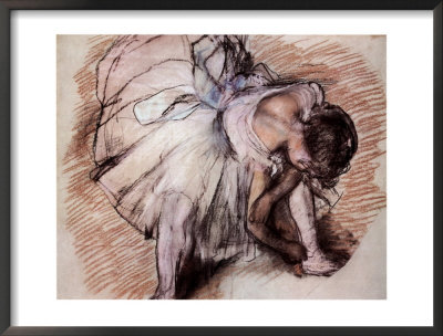 Dancer Adjusting Her Slipper by Edgar Degas Pricing Limited Edition Print image