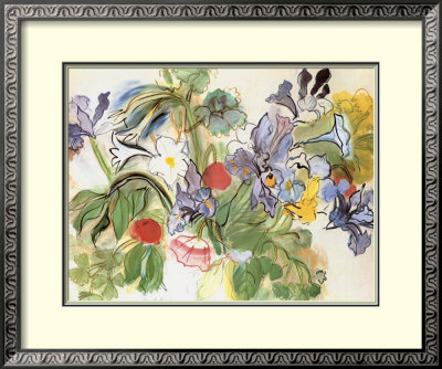 Poppies And Iris by Raoul Dufy Pricing Limited Edition Print image