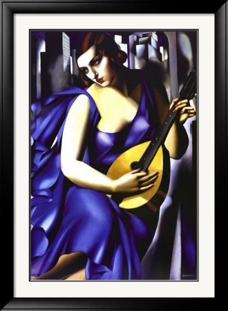 Femme A Guitare by Tamara De Lempicka Pricing Limited Edition Print image