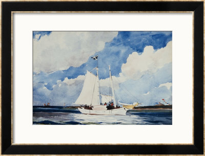 Fishing Schooner, Nassau by Winslow Homer Pricing Limited Edition Print image