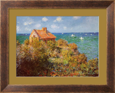 Fisherman's Cottage On The Cliffs At Varengeville by Claude Monet Pricing Limited Edition Print image