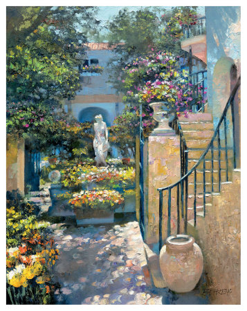 Palm Beach Flower Garden by Howard Behrens Pricing Limited Edition Print image