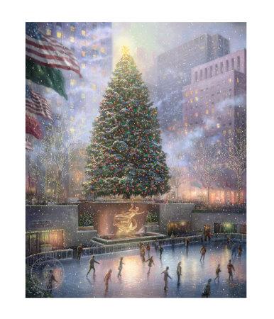 Christmas In New York by Thomas Kinkade Pricing Limited Edition Print image