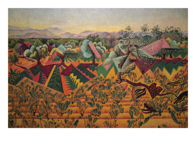Vines And Olive Tree, Tarragona by Joan Miro Pricing Limited Edition Print image