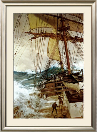 Rising Wind by Montague Dawson Pricing Limited Edition Print image