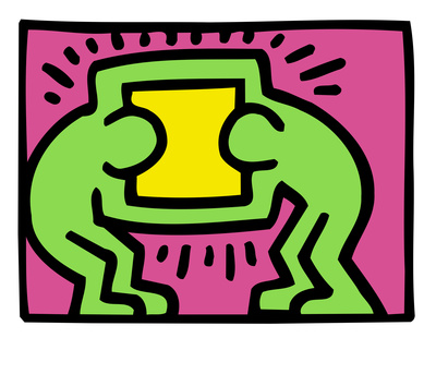 Pop Shop (Tv) by Keith Haring Pricing Limited Edition Print image