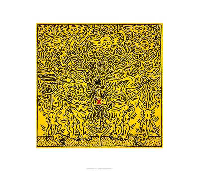 Untitled 1985 by Keith Haring Pricing Limited Edition Print image