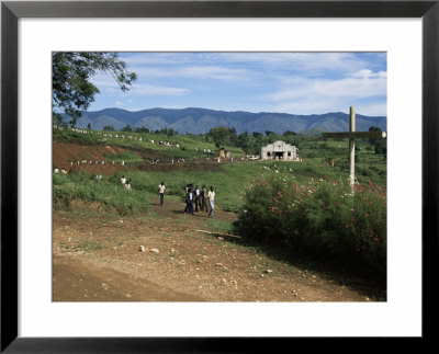 People Leaving Church On A Sunday, Fort Portal, Uganda, East Africa, Africa by David Poole Pricing Limited Edition Print image