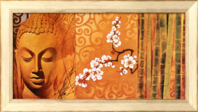 Buddha Panel I by Keith Mallett Pricing Limited Edition Print image