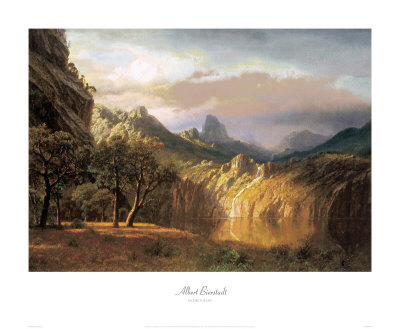 In The Valley by Albert Bierstadt Pricing Limited Edition Print image