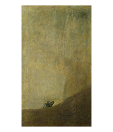 The Dog, 1820-23 by Francisco De Goya Pricing Limited Edition Print image
