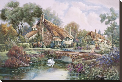 Village Of Dorset by Carl Valente Pricing Limited Edition Print image