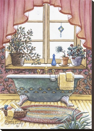 Vintage Bathtub L by Janet Kruskamp Pricing Limited Edition Print image