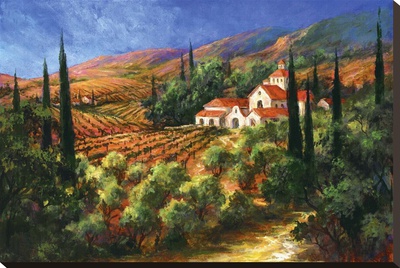 Tuscan Monastery by Art Fronckowiak Pricing Limited Edition Print image