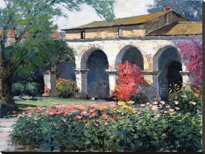 Capistrano Mission Delight by Kent Wallis Pricing Limited Edition Print image