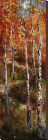 Autumn Birch Path by Art Fronckowiak Pricing Limited Edition Print image