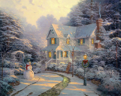 The Night Before Christmas by Thomas Kinkade Pricing Limited Edition Print image